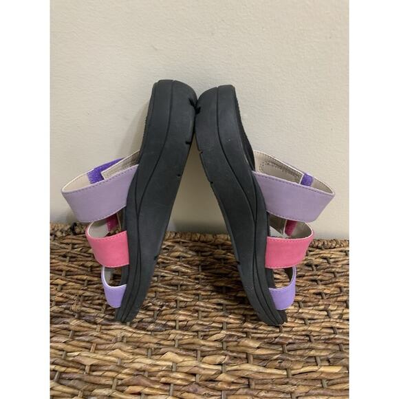 Sawyer Sandals Drew 6.5 M Pink Purple Lavender Colorful Princess Retails $160 - Picture 2 of 9